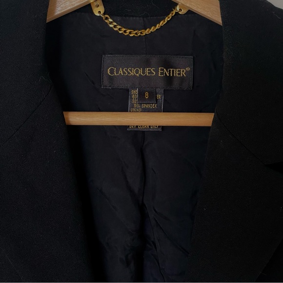 Vintage Black Coat - Picture 2 of 3